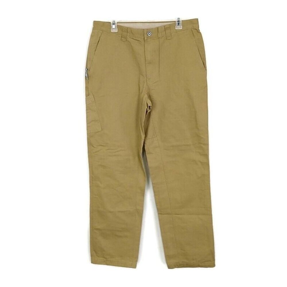 Columbia Mens sz 32 x 32 Pants Straight Leg Tan Chino Casual